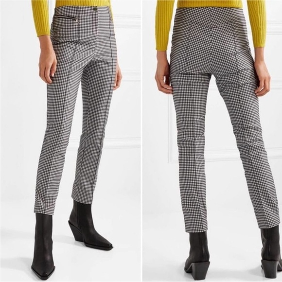 Opening Ceremony Pants - Opening Ceremony Cady Black & White Gingham Pants, size 2
